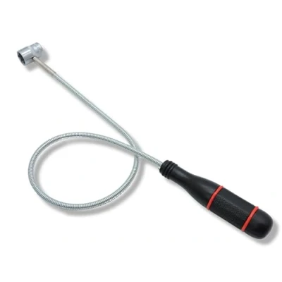 Immagine di FAMEX 15104 Sollevatore magnetico extra lungo, 100 cm, portata 700 g, testa magnetica sottile 6,5 mm, con collo di cigno flessibile