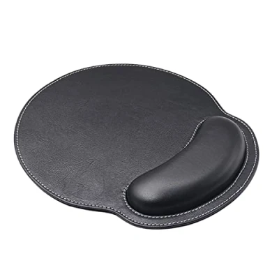 Immagine di tappetino per mouse con supporto il polso ergonomico antiscivolo ufficio, giochi, computer, laptop e Mac, sollievo dal dolore, a casa o al lavoro