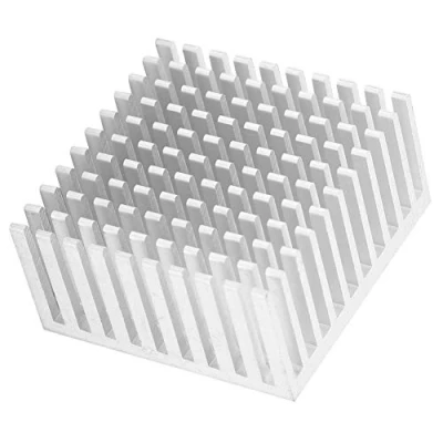 Immagine di 5Pcs Dissipatori di calore in alluminio 40x20x40mm Modulo dissipatore con aletta raffreddamento per transistor amplificatore a LED ad alta potenza(Argento)