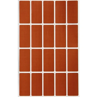Immagine di Royal Green Adesivi Rettangolari Colore Marrone 40 MM X 19 Etichette Adesive Multiuso (4 CM 1,9 CM) per Bambini, Scuola, Ufficio, Archivio E Documenti Confezione Da 300 Pezzi