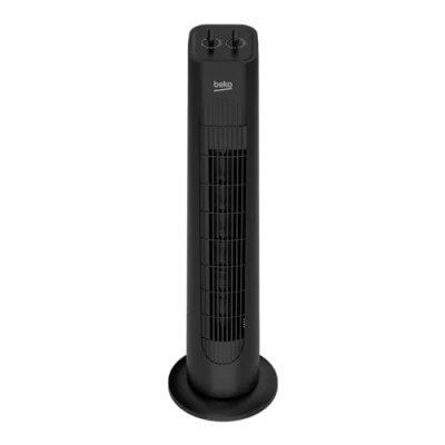 Immagine di Beko EFW5300B Ventilatore a Torre Meccanico, 35W, 3 Velocità, Oscillazione 60, Timer 2h, Nero