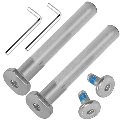 Immagine di OTFAITP M8, 40 76 mm, filettatura interna esagonale, viti e bulloni, set di accessori per scooter 2 3 4 ruote, riparazione ruota anteriore, asse posteriore (76 mm)