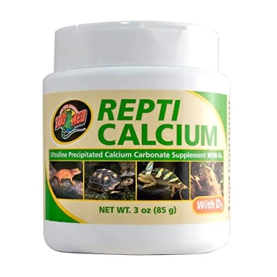 Immagine di Zoo Med Repti Calcium Integratore per rettili e anfibi, Carbonato di Calcio con D3 3OZ/85GR