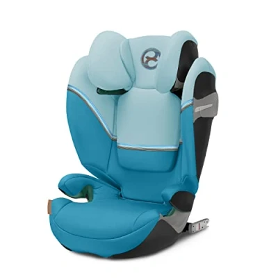 Immagine di CYBEX Gold Seggiolino Solution S2 i Fix, Per Auto Con e Senza ISOFIX, 100 150 cm, Bambini da circa 3 a 12 Anni (15 50 kg), Beach Blue