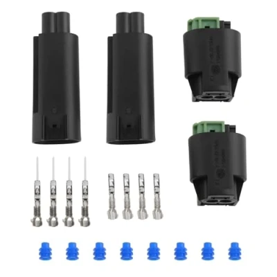 Immagine di Be In Your Mind 2 set di connettori con sensore temperatura a pin cablaggio presa terminale 61138365340 968405 1 9 967644 compatibile BMW E36 E46 E39
