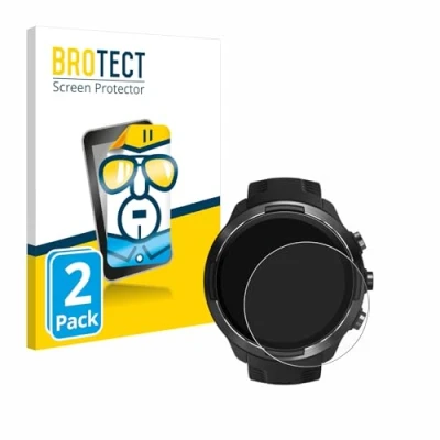 Immagine di brotect Pellicola Protettiva per Suunto 9 Protezione Schermo (2 Pezzi) [Trasparente, Anti Impronte]