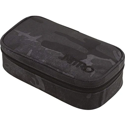 Immagine di Nitro Pencil Case Xl con geo triangolo e orario, astuccio, scatola, astuccio portapenne, Forged Camo, UNIC