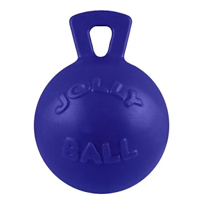Immagine di Horsemen&#039;s Pride Jolly Animali Tug n Toss Heavy Duty Chew Ball W/Handle