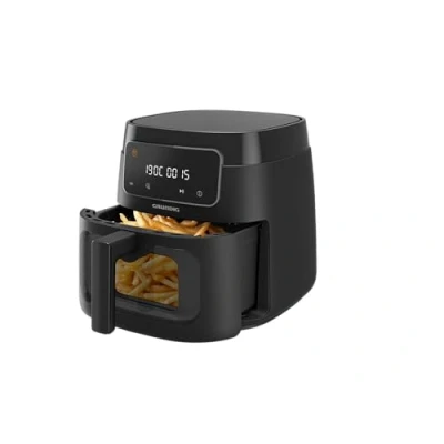 Immagine di Grundig FRY 7320 Friggitrice ad aria calda, capacità 7,6 l, 1750 W, display touch, ampia finestra di visualizzazione, regolazione della temperatura e dell&#039;ora, rivestimento antiaderente, cestello