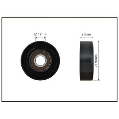 Immagine di CAFFARO 500525 Rullo Tendicinghia OPEL: Corsa E Hatchback, Mokka / X, Adam