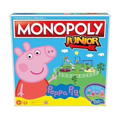 Immagine di Monopoly Junior: Peppa Pig Edition Board Game For 2 4 Players, Indoor Kids Ages 5 and Up