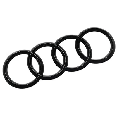 Immagine di Audi 8S0071801 Anelli da Segno Black Edition, con Emblema Blackline, Colore Nero