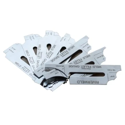 Immagine di RIVERWELD 7 pezzi Set di portachiavi per saldatura d&#039;angolo Gage Rl Calibro profondità Calibri Test ispezione della Ulnare Metrico e pollici MG 11