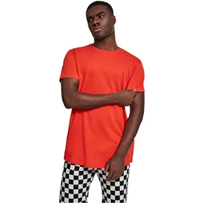 Immagine di Urban Classics Shaped LONG DO NOT USE Tshirt basic, Uomo, Taglia: Small, Orange