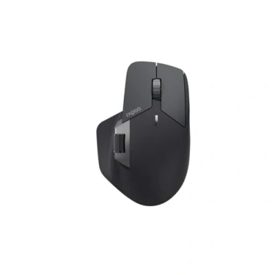 Immagine di Rapoo MT760L mouse wireless 4000 DPI sensore batteria ricaricabile ecologica ergonomica PC &amp; Mac grigio nero