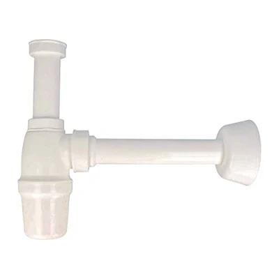 Immagine di Tecuro 1 1/4 Chiusura antiodore per sifone lavabo, in plastica, bianco.
