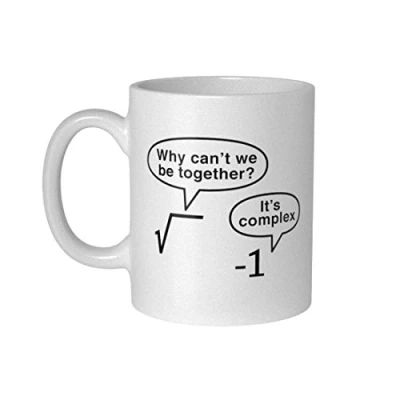 Immagine di getDigital 12844 Nerd Geek Tazza IT IS Complex, Ceramica, Bianco, 10 x cm