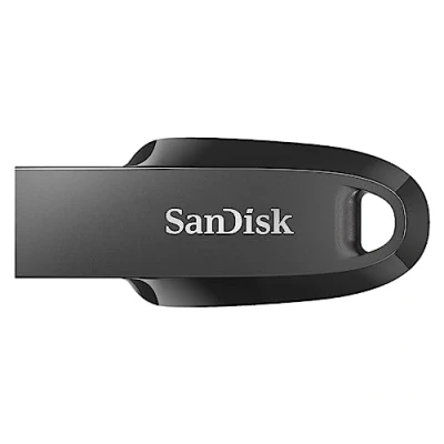 Immagine di SanDisk 128BG Ultra Curve Unità flash USB 3.2 fino a 100 MB/s Nero