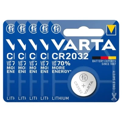 Immagine di Varta Pulsante batteria litio cr2032 / dl2032 6032101401