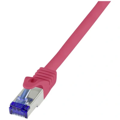 Immagine di LogiLink C6A034S RJ45 CAT 6A S/FTP 1.00 m Rosso 1 pz.