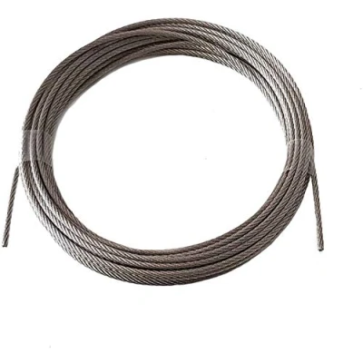 Immagine di Fune metallica da 2,5 mm, 10 m, in acciaio inox 7X7 EN 1.4401, mediamente morbida, A4 NIRO, Nirosta