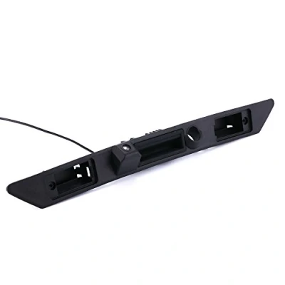 Immagine di Maniglia del tronco Colore telecamera di retrovisione con linee griglia come luce targa, sensore parcheggio Nero per Audi A6L A8L Q7 A3 A4 S4 B7 8E Avant CAR