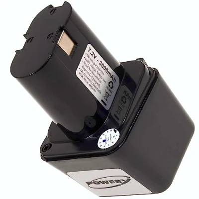 Immagine di akku net Batteria per Bosch Trapano GBM 7,2V NiMH a bulbo, 7,2V,
