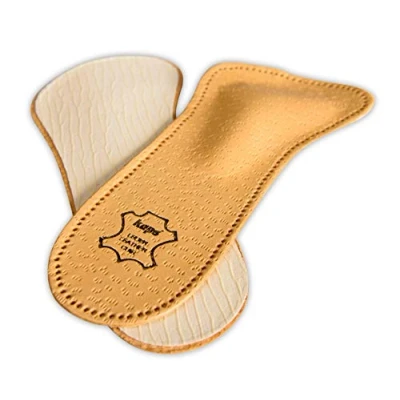 Immagine di Inserti Ortotici in Pelle per scarpe con Cinturino 3/4 Donna, Riduzione del Disagio, Prevenzione Dolore all&#039;Avampiede Supporto Arco Metatarsale (38 EUR)