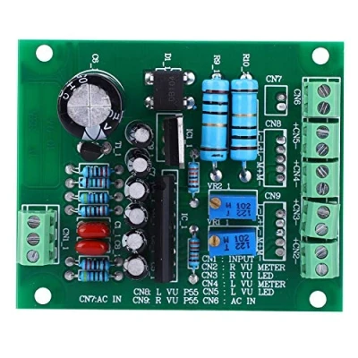 Immagine di Scheda Driver VU Meter, AC 12V Stereo Meter Board Amplificatore DB Indicatore di livello audio