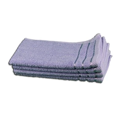 Immagine di Gözze Asciugamano per gli Ospiti, Set da 4 Pezzi, Berlino, 100% Cotone, 30 x 50 cm Blu petrolio
