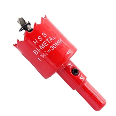 Immagine di 30mm Hole Saw Drill Bit HSS Cutter with Arbor for Wood and Metal LAIWEI (1 3/16&quot;(30mm))