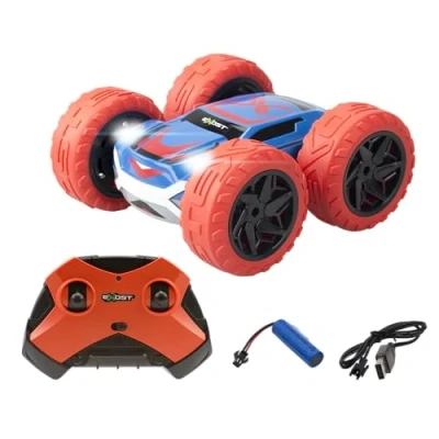 Immagine di Silverlit Exost Auto Radiocomandata Fuoristrada 360 Cross Rossa Batteria Inclusa Guida su 2 Lati a + Fari LED Velocità: 12 km/h Giocattolo per Bambini partire dai 5 Anni 54761