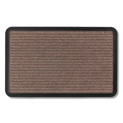Immagine di Zerbini Clean off Trappola per lo sporco Zerbino esterni adatto ai gradini Tappeto porte resistente 40 x 60 cm marrone