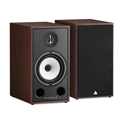 Immagine di Triangle BOREA BR03 Diffusore Hi Fi da Scaffale Gestione Potenza 100W Uscita 90 dB/W/m Musica Versatile e Home Theater 206 x 380 314 mm Noce (Coppia)