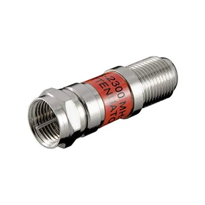 Immagine di Goobay Set di 3 attenuatori satellitari 12dB 5 2300 MHz, valore attenuazione: 12 dB