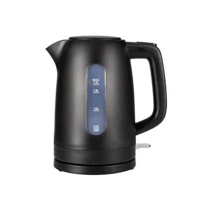 Immagine di Amazon Basics Bollitore Elettrico 1,7L, 2200 W, Senza BPA con Base a 360, Spegnimento Automatico e Filtro Anticalcare Estraibile, Nero Opaco