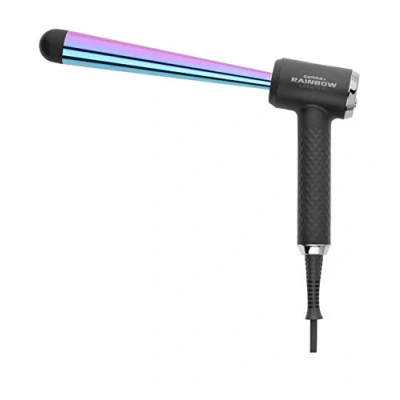 Immagine di GAMMAPIU’ Ferro Arricciacapelli Professionale Korner XL Rainbow, 4 Temperature Regolabili, Onde Larghe e Strette, Effetto Mosso a Lungo, Riscaldamento Rapido, Autospegnimento dopo 60&#039;