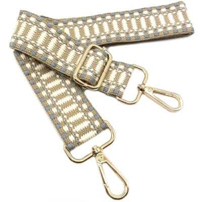 Immagine di Keriocusi Tracolla Regolabile Colorata per Borse Donna Khaki Beige, 80 130cm Cinghia della Borsa con Gold Moschettone, Durevole Crossbody Borsa, Chitarra, Moderne Accessori, 3.8cm, 805