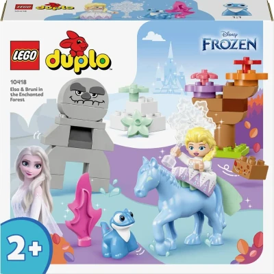 Immagine di LEGO DUPLO Disney 10418 Elsa e Bruni nella Foresta Incantata Gioc...