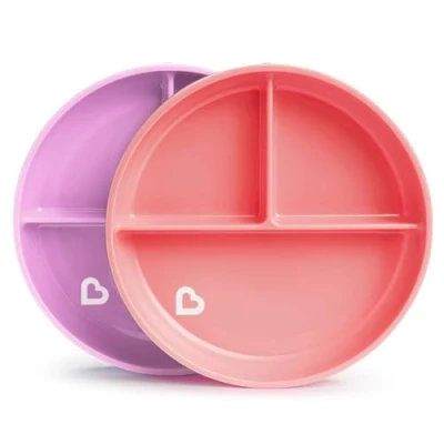 Immagine di Munchkin Stay Put Piastre di aspirazione divise, rosa/viola