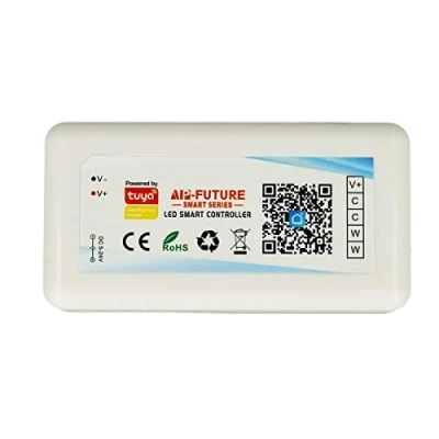 Immagine di LEDLUX CL3802 Mini Centralina Tuya Smart Controller Wi Fi Led Dimmer CCT CW 2 Canale Compatibile Con Alexa Google Home