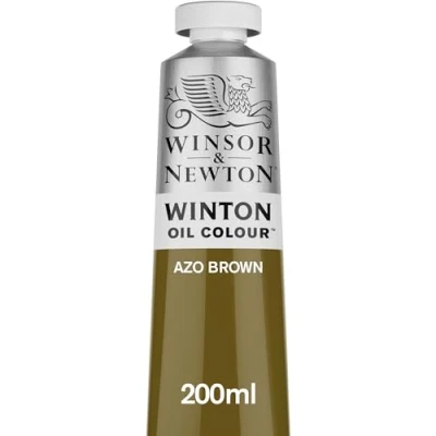 Immagine di Winsor &amp; Newton Winton Colore a Olio, AZO Braun, Ölfarbe 200ml Tube