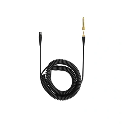 Immagine di beyerdynamic PRO X Cavo a spirale per cuffie serie X, 3 m, jack stereo mini XLR pin (3,5 mm) con adattatore da 6,35 mm