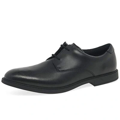 Immagine di Clarks Scala Loop Y, Scarpe Stringate Derby, Black Leather, 40 EU Larga