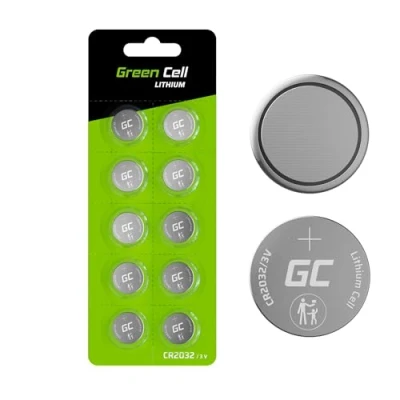 Immagine di Green Cell CR2032 Batteria a bottone CR 2032 Litio 220 mAh 3 V 5 pz.