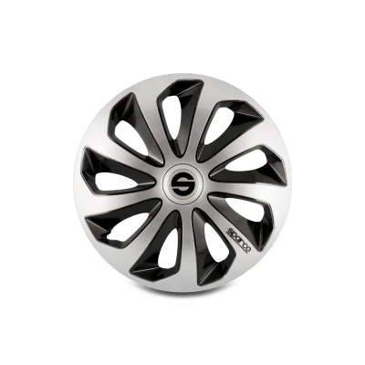 Immagine di SPARCO SICILIA SPC1373SVBK Copricerchi 13Inch nero/argento