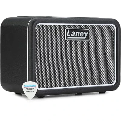 Immagine di Laney Mini ST SUPERG 2 series Battery Powered Stereo Guitar Amp With Smartphone Interface 6 W Supergroup Edition, Negro