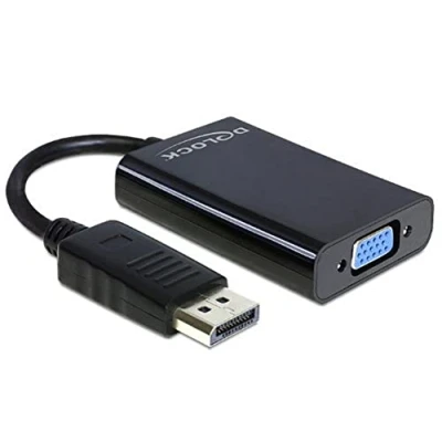 Immagine di Delock DP a (VGA, 12 cm), Adattatore dati + video, Nero
