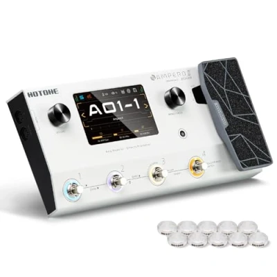 Immagine di HOTONE Pedale Multi Effetti Doppia Catena di Modellazione Amplificatore per Chitarra Basso Simulazione Cabine IR con Espressione Loop FX I/O MIDI Interfaccia Audio USB OTG Stereo Ampero