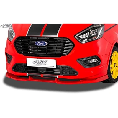 Immagine di RDX Spoiler Anteriore Sottoparaurti Transit Custom/Tourneo Custom ST Line 2018+ approccio Labbro Spada VARIO X